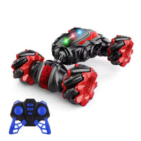HKM-247699 Remote-Controlled Stunt Twist Car with Lights, Music, and 360 Degree Rotation for Indoor and Outdoor Fun