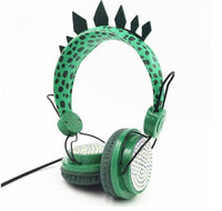 HKM-247955 Dinosaur-Themed Children’s Headset with Soft Earmuffs and Safe Materials