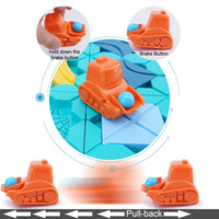 HKM-248019 Road Builder Puzzle Game for Kids – Educational Construction Car Maze Track with 118 Challenges, Ages 3 and Up