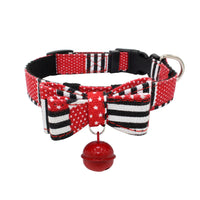 HKM-248147 Comfortable Microfiber Bow Collar for Pets - Adjustable Sizes XS to L