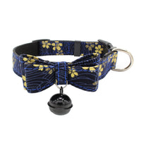 HKM-248147 Comfortable Microfiber Bow Collar for Pets - Adjustable Sizes XS to L