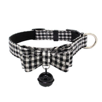 HKM-248147 Comfortable Microfiber Bow Collar for Pets - Adjustable Sizes XS to L