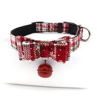 HKM-248147 Comfortable Microfiber Bow Collar for Pets - Adjustable Sizes XS to L