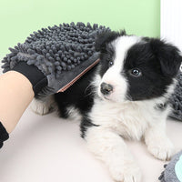 HKM-248275 2-in-1 Pet Bathing Brush and Grooming Glove - Flexible Silicone for Bathing, Massaging, and Cleaning Fur