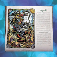 HKM-248275 Witch Themed Home Wall Calendar - Simple Modern Copper Sheet Paper, 12x12in