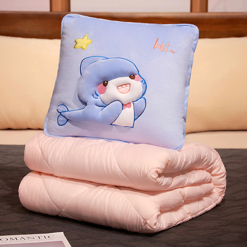 HKM-248403 Dual-Use Three-Dimensional Pillow Quilt - Cartoon Designs in Various Sizes