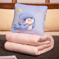 HKM-248403 Dual-Use Three-Dimensional Pillow Quilt - Cartoon Designs in Various Sizes