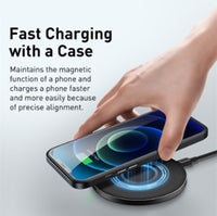 HKM-248531 Magnetic Holster Mobile Phone Case for Anti-Fall Protection, Compatible with iPhone Models, PC + PU Leather Design