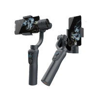 HKM-248659 Three-Axis Mobile Phone Stabilizer with Extension Rod and Tripod for Smooth Photography