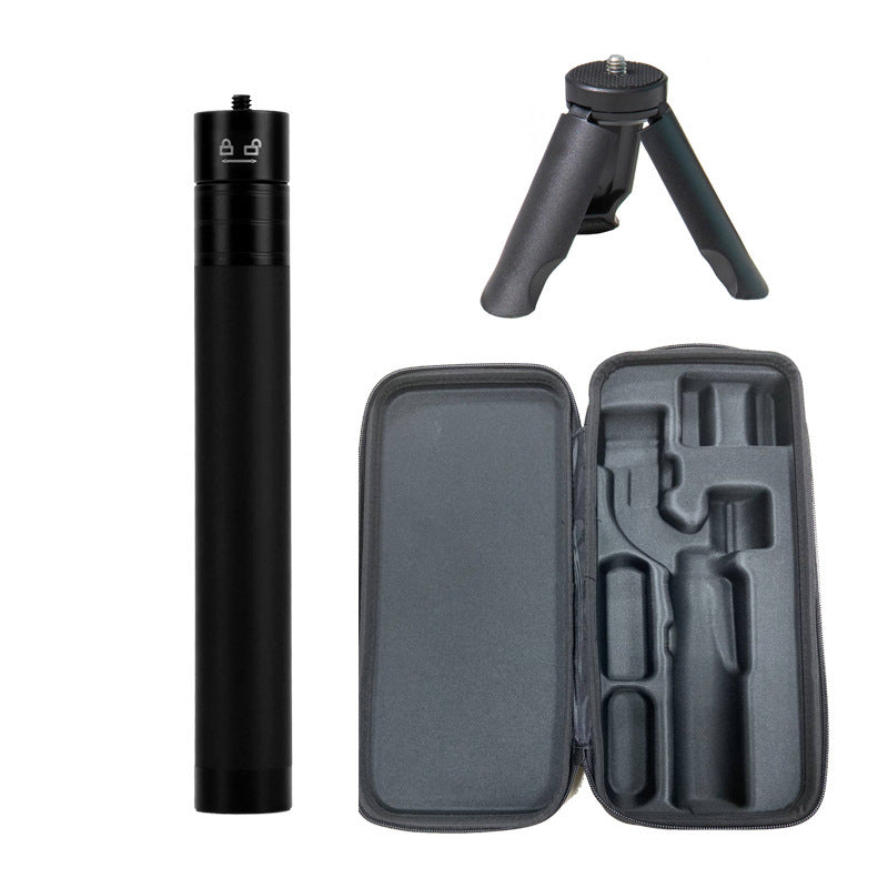 HKM-248659 Three-Axis Mobile Phone Stabilizer with Extension Rod and Tripod for Smooth Photography