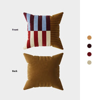 HKM-248723 Square Soft Plush Pillow Cover for Living Room or Bed, 45x45cm & 55x55cm