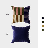 HKM-248723 Square Soft Plush Pillow Cover for Living Room or Bed, 45x45cm & 55x55cm