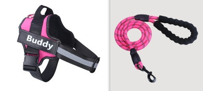 HKM-248787 Fashion Simple Pet Leash and Chest Strap Set for Dogs and Cats