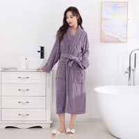 HKM-248851 Coral Fleece Quick-Drying Bath Towel & Hair-Drying Cap Set for Adults