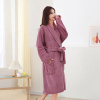 HKM-248851 Coral Fleece Quick-Drying Bath Towel & Hair-Drying Cap Set for Adults