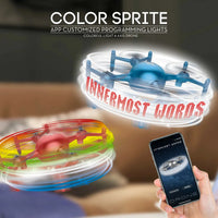 HKM-248851 Mini Handheld Quadcopter with Smart Display and App Control, LED Lights, Brushless Motor, Ideal for Beginners