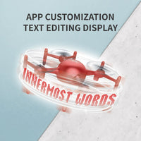HKM-248851 Mini Handheld Quadcopter with Smart Display and App Control, LED Lights, Brushless Motor, Ideal for Beginners