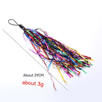 HKM-248915 Colorful Cat Teaser Feather Replacement Head for Engaging Playtime Fun