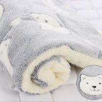 HKM-248979 Dog Kennel Mat Fall Winter Pet Thicken Blanket Quilt Cat Cotton Four Seasons Universal