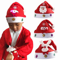 HKM-249043 Classic Red Santa Hat for Adults - Non-Woven Fabric, 25x31 cm