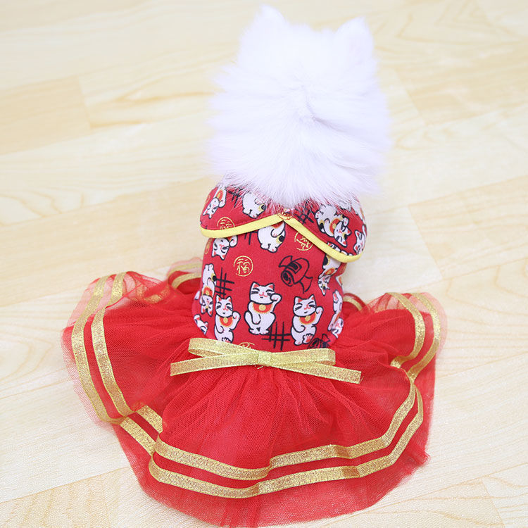 HKM-249171 Stylish Kimono and Wind Bronzing Clothing for Small to Medium Dogs and Cats