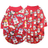 HKM-249171 Stylish Kimono and Wind Bronzing Clothing for Small to Medium Dogs and Cats