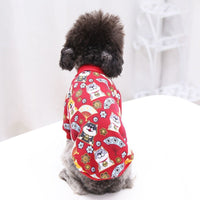 HKM-249171 Stylish Kimono and Wind Bronzing Clothing for Small to Medium Dogs and Cats