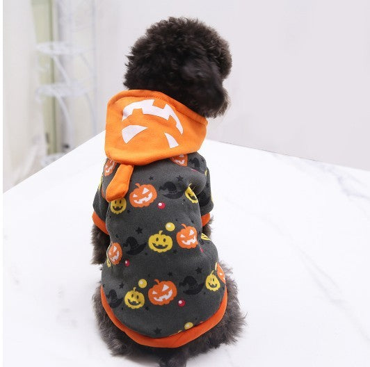 HKM-249235 Dog Down Jacket in Duck Camouflage - White, Milky White, Dark Blue, Sizes M to XXL