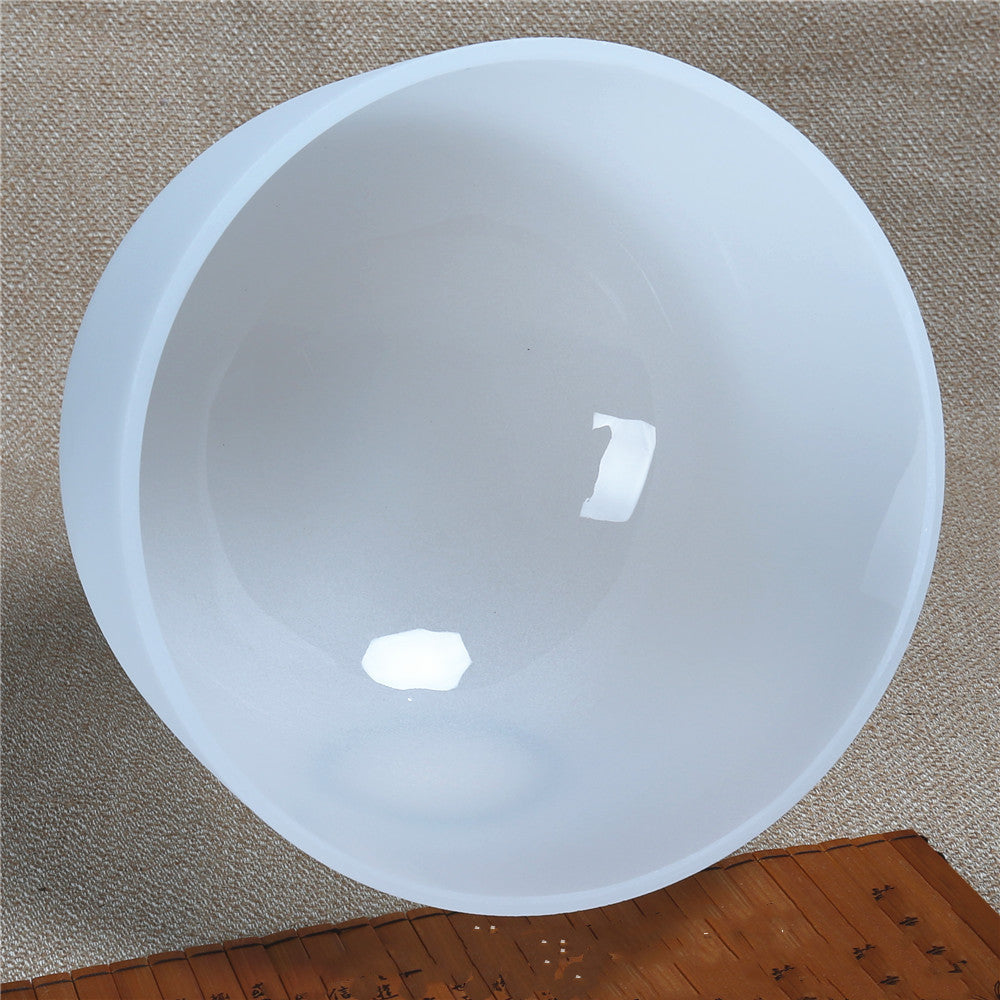 HKM-249299 8-Inch Natural Quartz Sand Sound Bowl for Meditation and Rituals