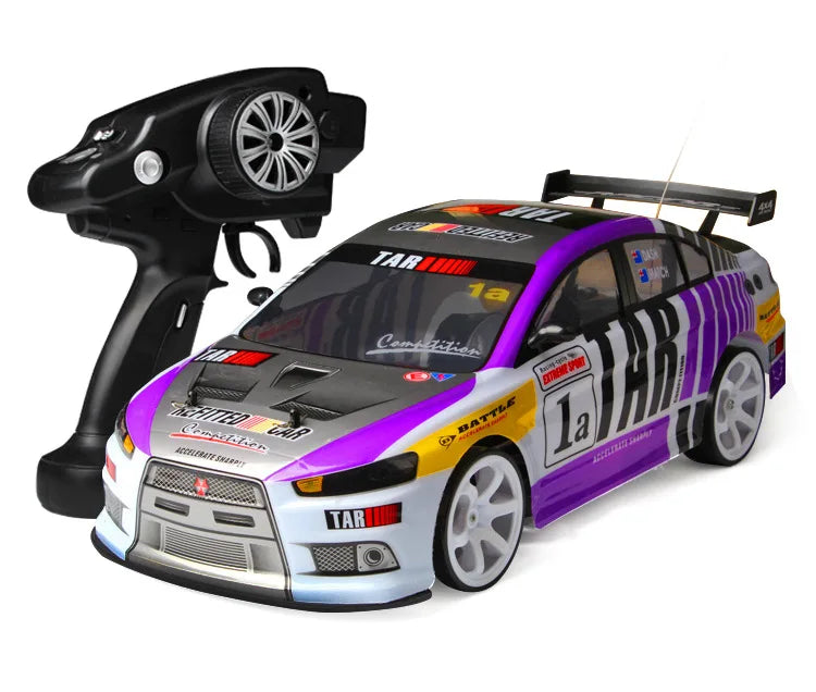 HKM-249427 1:10 Scale High-Speed 4WD Remote Control Car, Electric, Indoor-Outdoor Use, 70km/h Speed