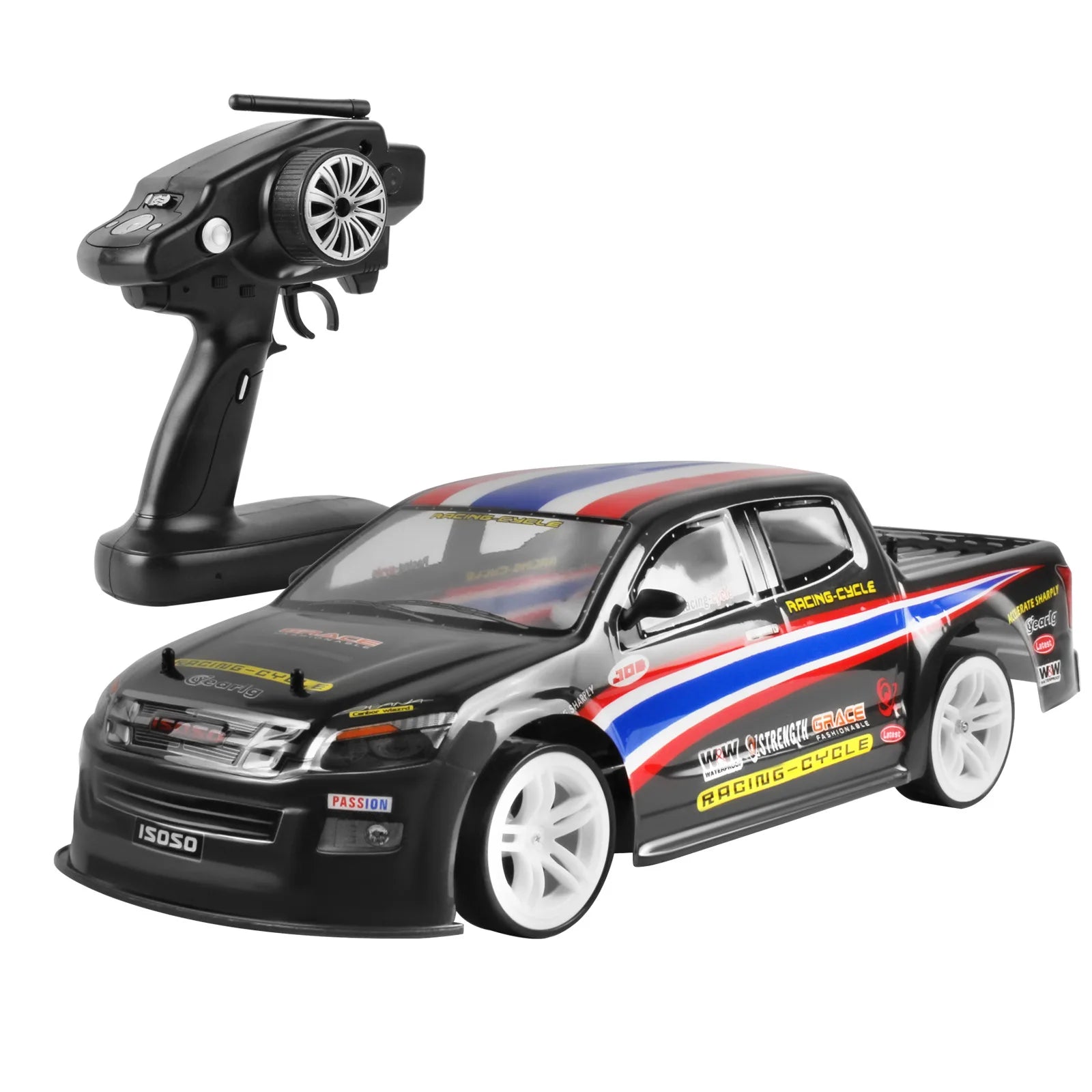 HKM-249427 1:10 Scale High-Speed 4WD Remote Control Car, Electric, Indoor-Outdoor Use, 70km/h Speed
