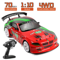 HKM-249427 1:10 Scale High-Speed 4WD Remote Control Car, Electric, Indoor-Outdoor Use, 70km/h Speed