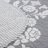 HKM-249427 Cotton Three-Piece Quilted Bedding Set for 1.5 Meter Bed with 2 Pillowcases and Bed Cover