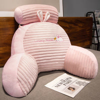HKM-249555 Cute Animal Pattern Bedside Cushion with Removable Headrest - Medium Size