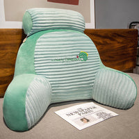 HKM-249555 Cute Animal Pattern Bedside Cushion with Removable Headrest - Medium Size