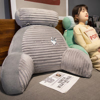 HKM-249555 Cute Animal Pattern Bedside Cushion with Removable Headrest - Medium Size