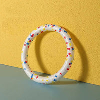 HKM-249619 Interactive Dog Toy Ball and Ring – Soft, Durable, Floatable Chew Toy for Medium and Large Dogs