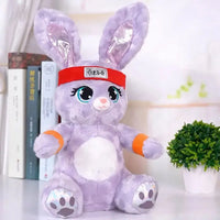 HKM-249683 Dancing Talking Plush Rabbit Doll Toy with Voice Control for Babies and Kids
