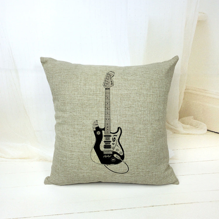 HKM-249875 Digital Print Cotton Linen Pillowcase - Soft & Stylish Home Decor