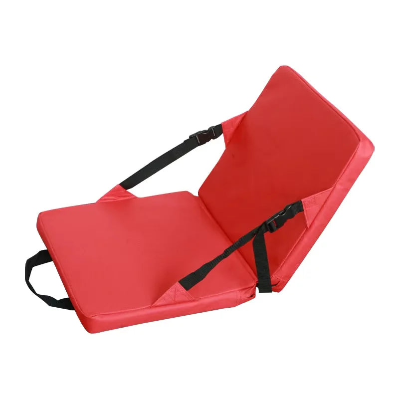 KTX-249939 Portable Foldable Stadium Chair with Cushion for Outdoor Use and Beach Settings