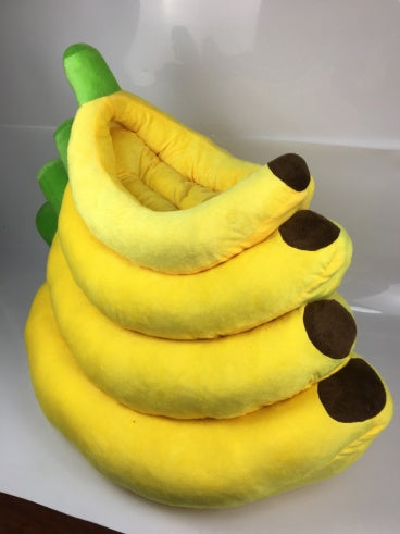 HKM-250131 Washable Pet Banana Kennel Pet Pad