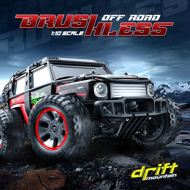 HKM-250259 All-Terrain 4x4 Off-Road RC Car 1:10 Scale, Waterproof, 60 km/h Speed, Brushless Motor, 80m Control Range