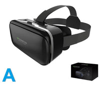 HKM-250323 Virtual Reality Headset with 3D Stereo Headphones for Smartphones 4.7-6.0 inches, Adjustable Pupil/Distance, Includes Bluetooth Remote Controller
