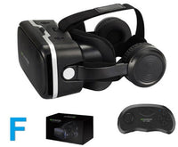 HKM-250323 Virtual Reality Headset with 3D Stereo Headphones for Smartphones 4.7-6.0 inches, Adjustable Pupil/Distance, Includes Bluetooth Remote Controller