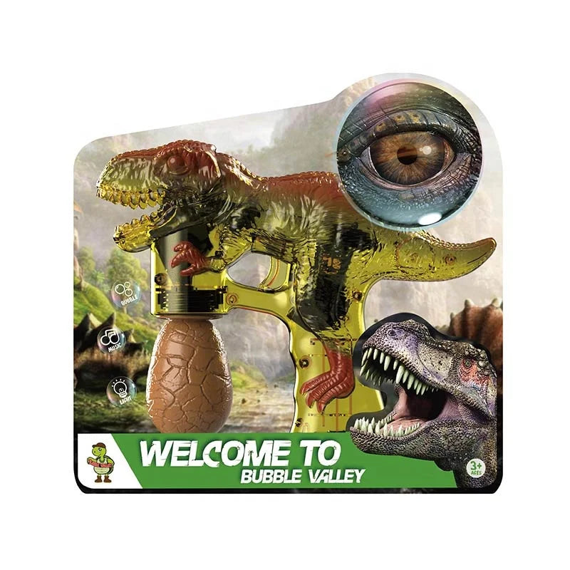 HKM-250387 Dinosaur Shape Bubble Machine for Kids - Fun Bubble Gun Toy, Perfect for Ages 2-7