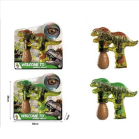 HKM-250387 Dinosaur Shape Bubble Machine for Kids - Fun Bubble Gun Toy, Perfect for Ages 2-7