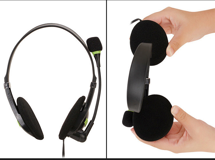 HKM-250643 Comfortable Stereo Headset with Noise-Canceling Microphone for Long Calls
