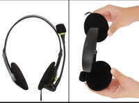 HKM-250643 Comfortable Stereo Headset with Noise-Canceling Microphone for Long Calls