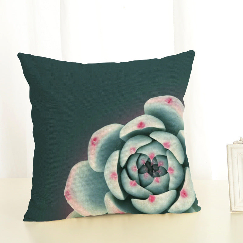 HKM-250707 Series Linen Backrest Cushion Cover - Cotton, 45x45cm, Ideal for Living Room, Bedroom, Study, and Commercial Spaces