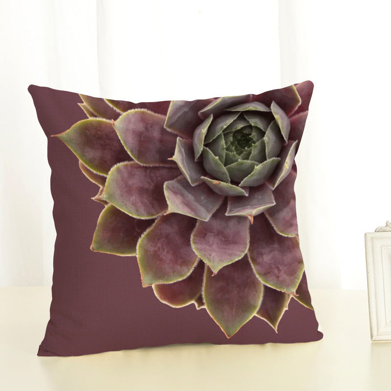 HKM-250707 Series Linen Backrest Cushion Cover - Cotton, 45x45cm, Ideal for Living Room, Bedroom, Study, and Commercial Spaces